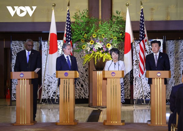 Hội đàm Bộ trưởng Quốc phòng và Ngoại giao Nhật – Mỹ