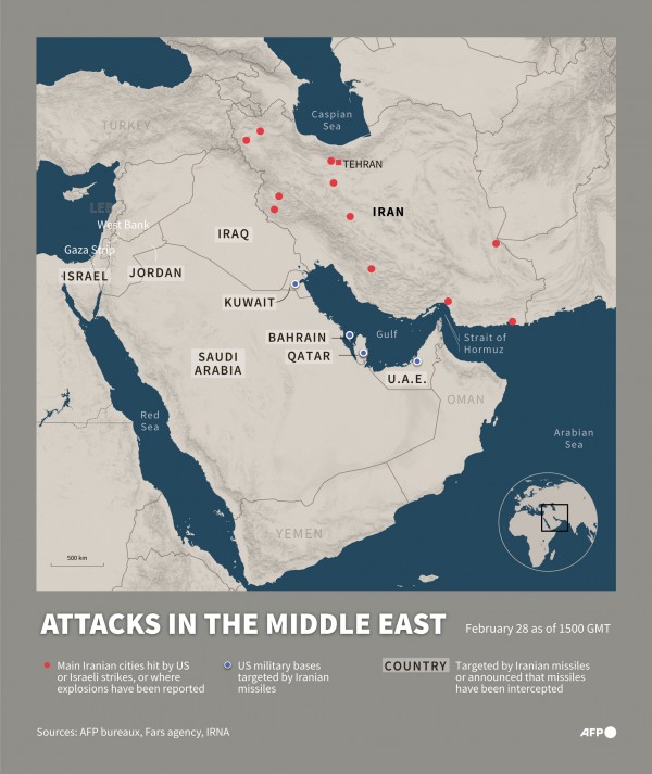 Iran tung đòn đáp trả, khắp vùng Vịnh rung chuyển Iran tung đòn đáp trả, khắp vùng Vịnh rung chuyển