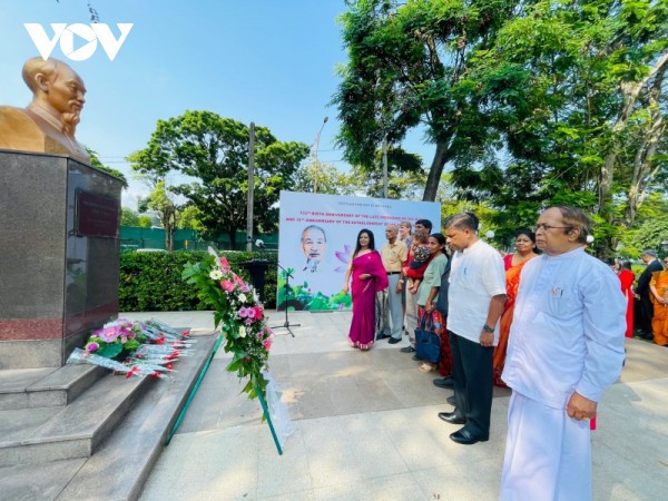 Kỷ niệm 133 năm Ngày sinh Chủ tịch Hồ Chí Minh tại Sri Lanka