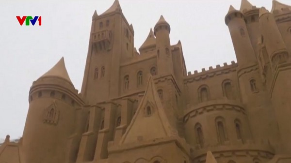 Lễ hội điêu khắc cát lớn hàng đầu thế giới tại Bỉ