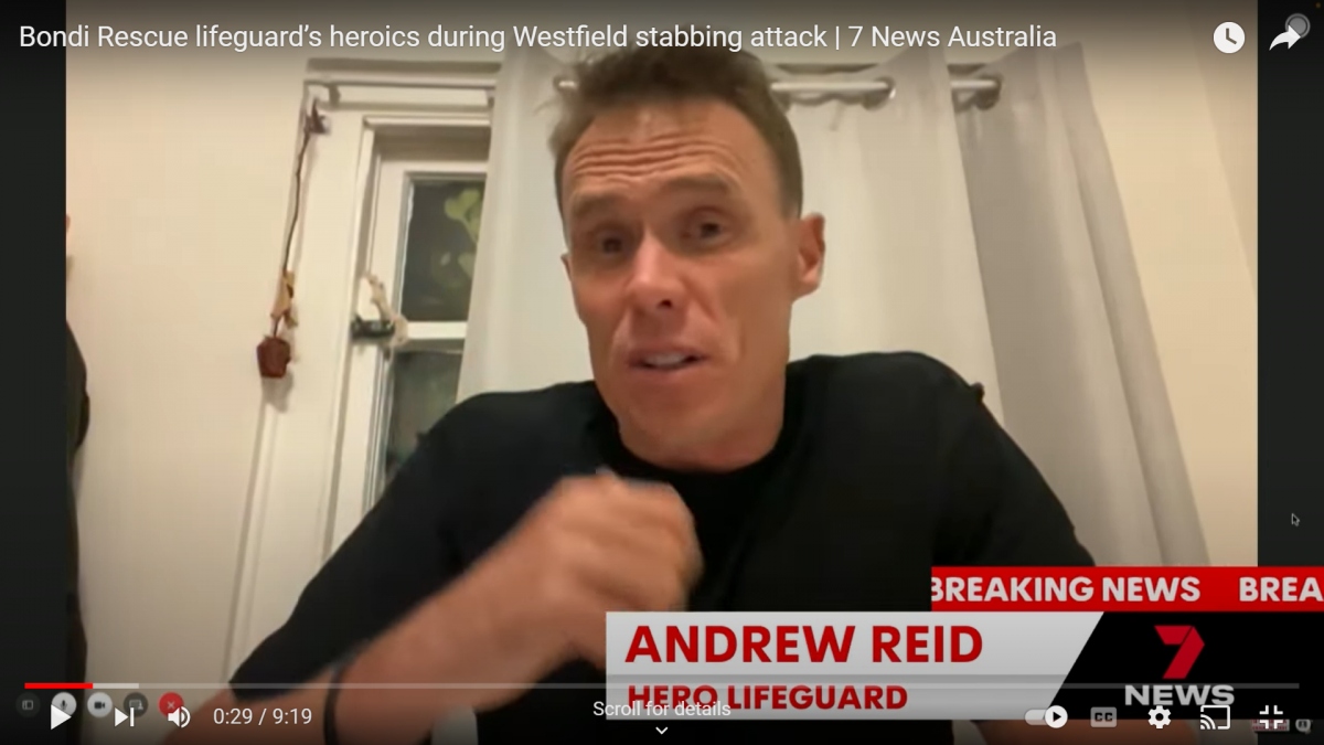 Lời kể của người nỗ lực cứu nạn nhân vụ tấn công bằng dao tại Australia
