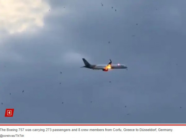 Máy bay cháy động cơ trên không, hành khách nhắn tin vĩnh biệt người thân Máy bay cháy động cơ trên không, hành khách nhắn tin vĩnh biệt người thân