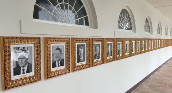 Nhà Trắng treo tranh 'Đại lộ Danh vọng Tổng thống', bất ngờ ‘chân dung’ ông Biden