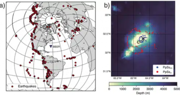 Phát hiện cấu trúc khổng lồ bí ẩn nằm sâu bên dưới đảo Bermuda Phát hiện cấu trúc khổng lồ bí ẩn nằm sâu bên dưới đảo Bermuda
