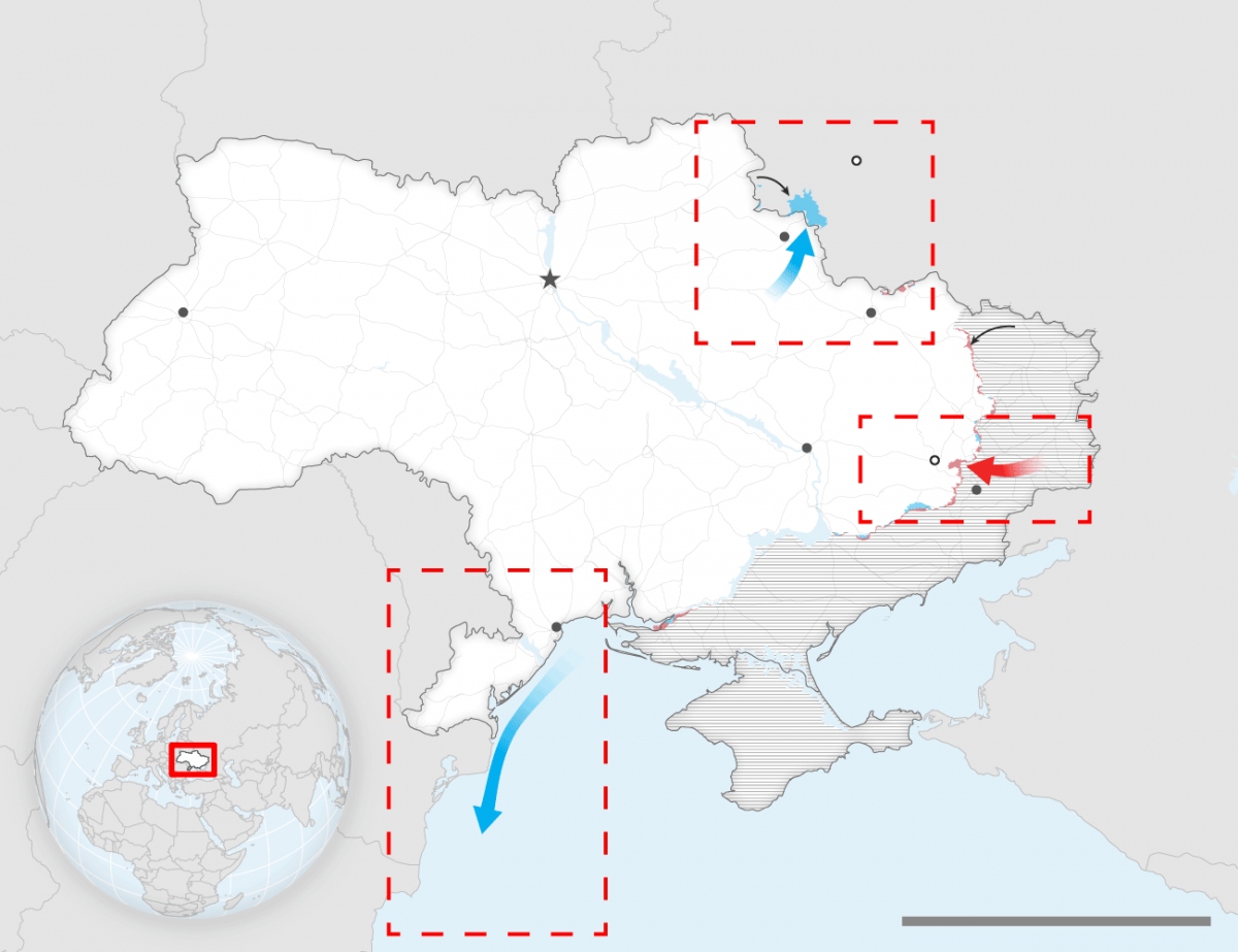 Tiết lộ 3 mặt trận “sống còn” định đoạt kết quả cuộc chiến Nga-Ukraine