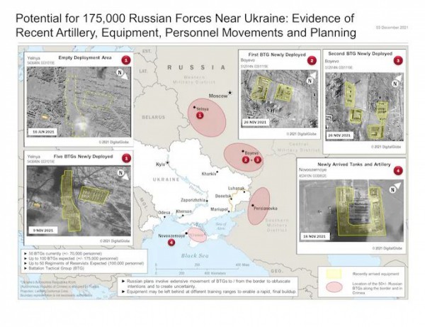 Tình báo Mỹ: Nga lên kế hoạch tấn công Ukraine với 175.000 quân, sớm nhất đầu năm sau