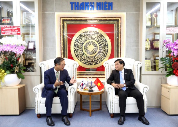 Tổng lãnh sự Hàn Quốc thăm Báo Thanh Niên, gợi mở nhiều dư địa hợp tác Tổng lãnh sự Hàn Quốc thăm Báo Thanh Niên, gợi mở nhiều dư địa hợp tác