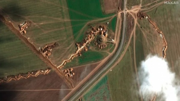 Ảnh vệ tinh tiết lộ tính toán của Nga khi bố trí tuyến phòng thủ răng rồng ở Kherson