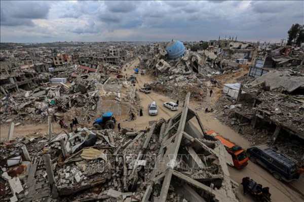 Đặc phái viên Mỹ và các Ngoại trưởng Arab thảo luận kế hoạch tái thiết Gaza Đặc phái viên Mỹ và các Ngoại trưởng Arab thảo luận kế hoạch tái thiết Gaza