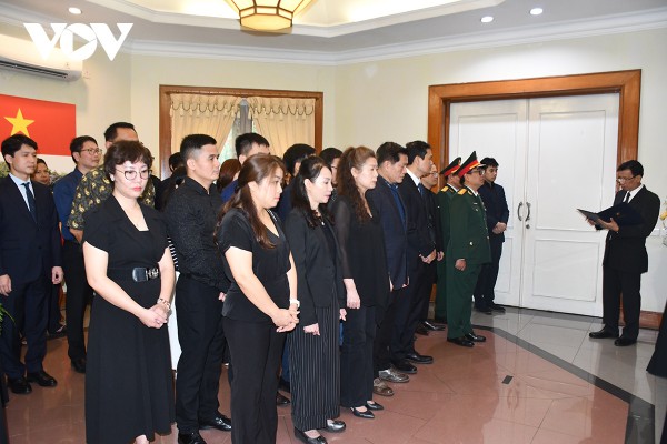 Đại sứ quán Việt Nam tại Indonesia tổ chức lễ viếng Tổng Bí thư Nguyễn Phú Trọng