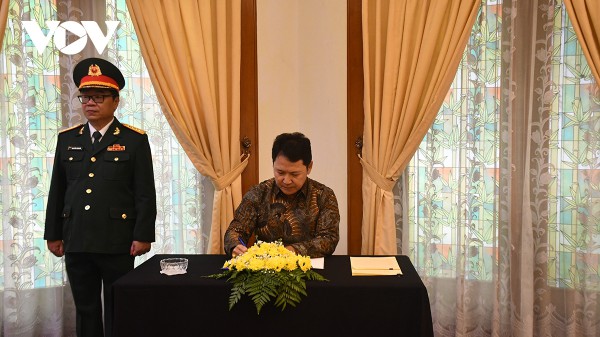 Đại sứ quán Việt Nam tại Indonesia tổ chức lễ viếng Tổng Bí thư Nguyễn Phú Trọng