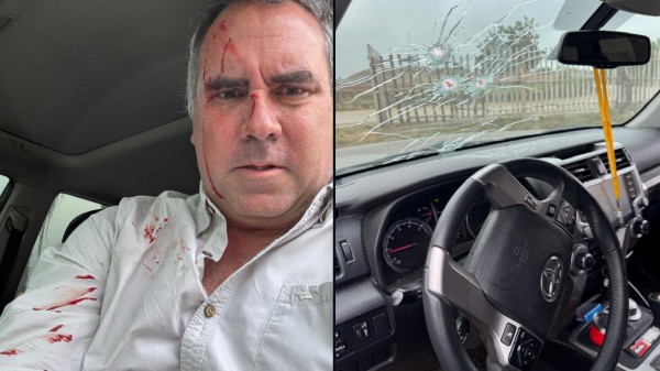 Ứng viên tổng thống Peru thoát chết sau khi bị bắn vào xe Ứng viên tổng thống Peru thoát chết sau khi bị bắn vào xe