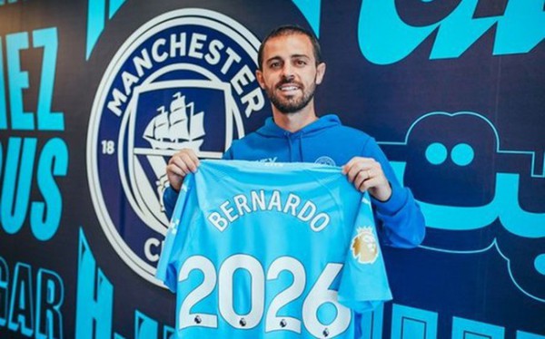 Bernardo Silva gia hạn hợp đồng với Manchester City