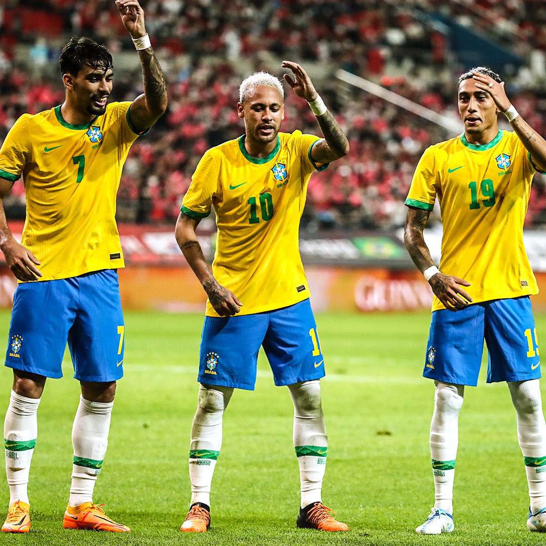 Brazil sẵn sàng làm bùng nổ khán đài với những điệu nhảy ăn mừng bàn thắng