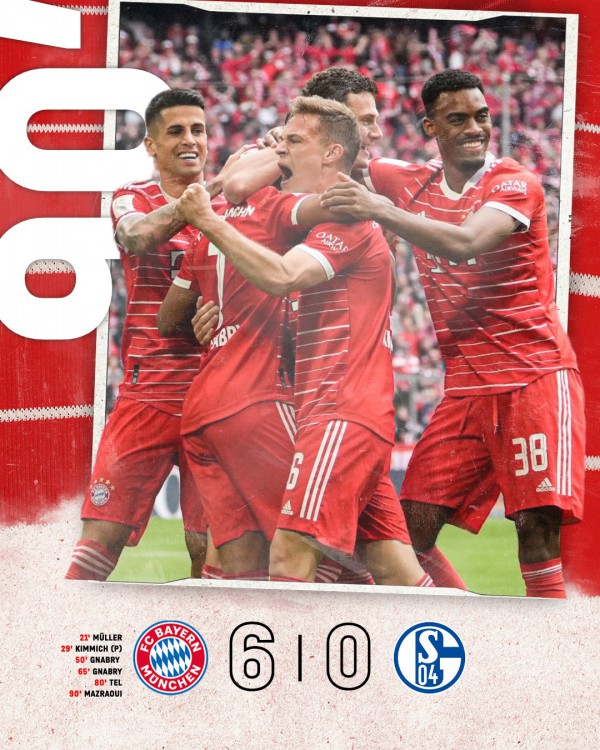 Bundesliga: Bayern và Dortmund cùng thắng đậm, cuộc đua song mã càng quyết liệt