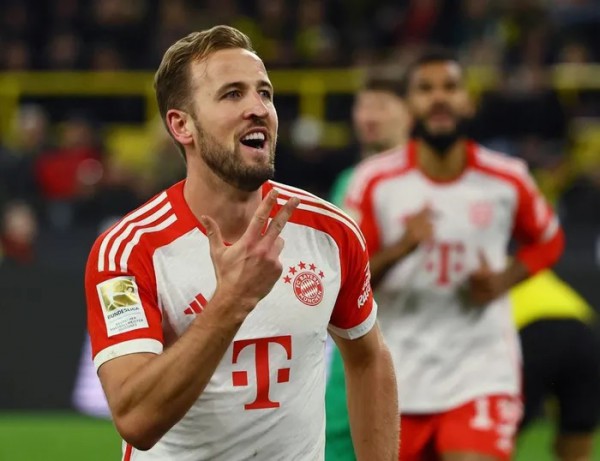 Harry Kane tỏa sáng giúp Bayern Munich vượt qua Dortmund