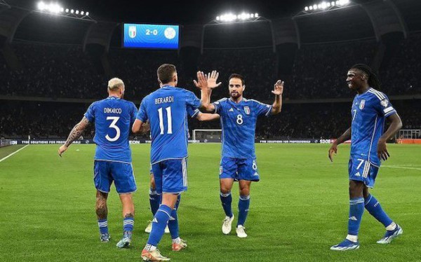 Kết quả vòng loại EURO rạng sáng 15/10: Italia, Đan Mạch thắng dễ