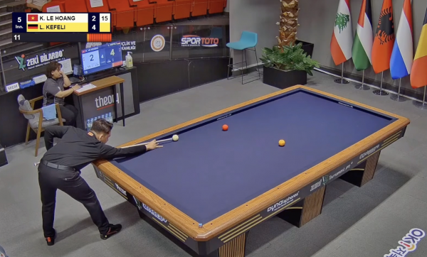 World Cup billiards: Thiên tài Caudron và 'học trò' Trần Quyết Chiến xuất thần vào vòng 3