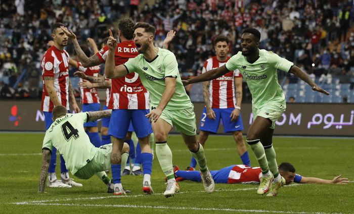 Atletico Madrid dừng bước ở bán kết Siêu cúp Tây Ban Nha