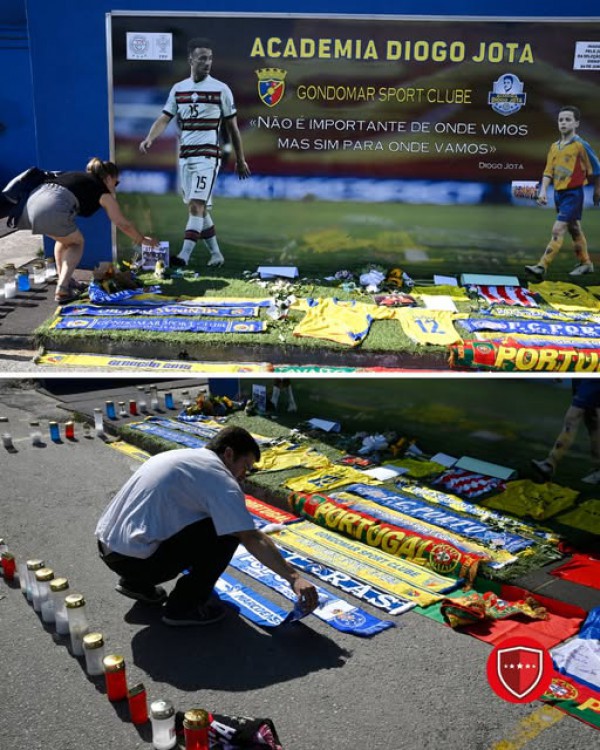 Chuyến xe chở di hài Diogo Jota và em trai về tới Bồ Đào Nha, hàng ngàn người chờ viếng Chuyến xe chở di hài Diogo Jota và em trai về tới Bồ Đào Nha, hàng ngàn người chờ viếng