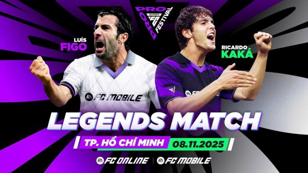 FC Pro Festival 2025 chào đón 2 huyền thoại thế giới: KaKá và Figo về Việt Nam FC Pro Festival 2025 chào đón 2 huyền thoại thế giới: KaKá và Figo về Việt Nam