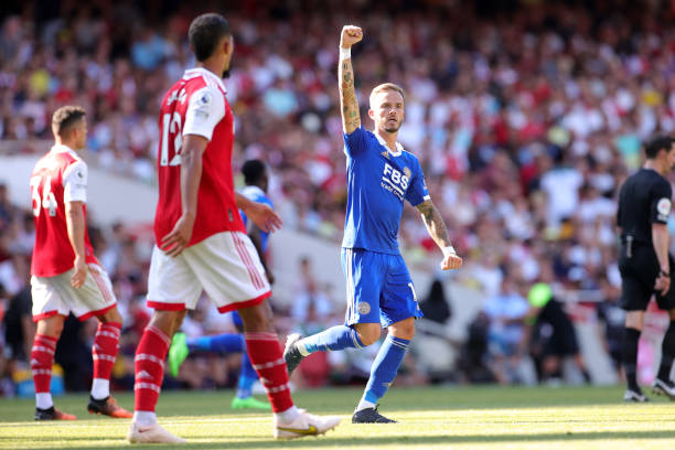 Gabriel Jesus chói sáng, Arsenal áp đảo Leicester trong trận đấu 6 bàn thắng