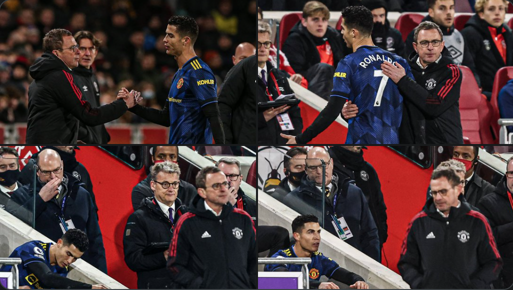 Kết quả Ngoại hạng Anh, Brentford 1-3 M.U: Ronaldo nổi giận với HLV Rangnick