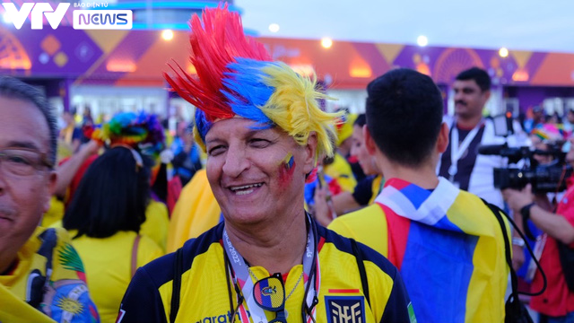 Người hâm mộ Nam Mỹ "góp lửa" cổ vũ Ecuador tại World Cup 2022