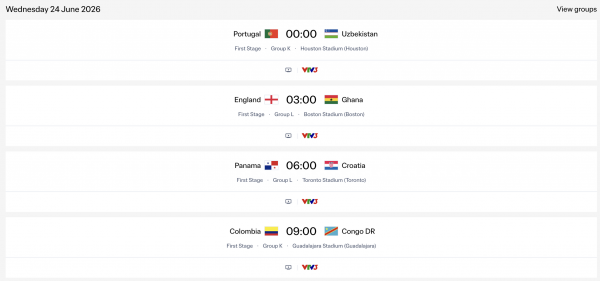 Nóng: Lịch thi đấu World Cup 2026 mới nhất ngày giờ Việt Nam, FIFA tuyên bố VTV đã có bản quyền