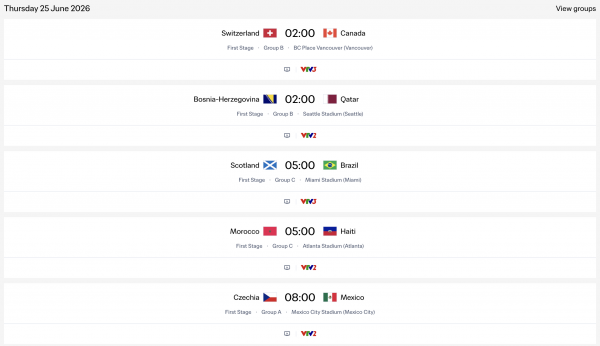 Nóng: Lịch thi đấu World Cup 2026 mới nhất ngày giờ Việt Nam, FIFA tuyên bố VTV đã có bản quyền