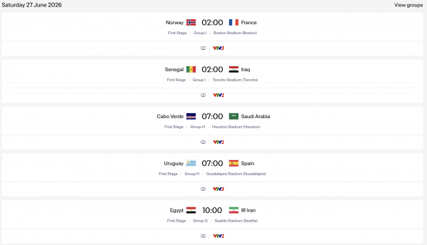 Nóng: Lịch thi đấu World Cup 2026 mới nhất ngày giờ Việt Nam, FIFA tuyên bố VTV đã có bản quyền