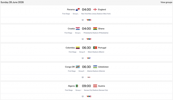 Nóng: Lịch thi đấu World Cup 2026 mới nhất ngày giờ Việt Nam, FIFA tuyên bố VTV đã có bản quyền