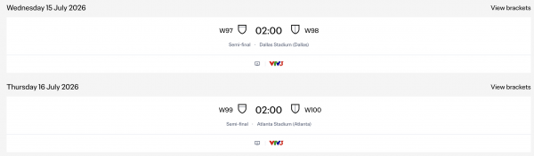 Nóng: Lịch thi đấu World Cup 2026 mới nhất ngày giờ Việt Nam, FIFA tuyên bố VTV đã có bản quyền