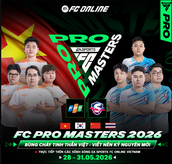 Thế hệ mới, khát vọng mới: Việt Nam hướng tới FC Pro Masters 2026 Thế hệ mới, khát vọng mới: Việt Nam hướng tới FC Pro Masters 2026