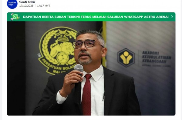 Tổng thư ký FAM mất việc oan hay bóng đá Malaysia đang diễn kịch trong run rẩy? Tổng thư ký FAM mất việc oan hay bóng đá Malaysia đang diễn kịch trong run rẩy?