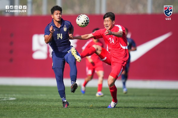 U.23 Thái Lan thua đậm U.23 Triều Tiên, chính thức hết cơ hội vô địch giải giao hữu Trung Quốc U.23 Thái Lan thua đậm U.23 Triều Tiên, chính thức hết cơ hội vô địch giải giao hữu Trung Quốc