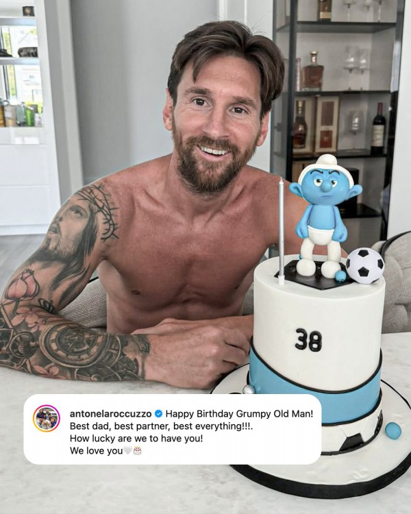 Vợ Messi đăng ảnh sinh nhật chồng theo phong cách… Xì Trum: Gây bão mạng giữa Club World Cup Vợ Messi đăng ảnh sinh nhật chồng theo phong cách… Xì Trum: Gây bão mạng giữa Club World Cup