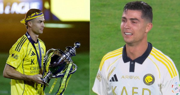 Vô địch Saudi Pro League ở tuổi 41, Ronaldo vẫn bật khóc như lần đầu giành cúp Vô địch Saudi Pro League ở tuổi 41, Ronaldo vẫn bật khóc như lần đầu giành cúp
