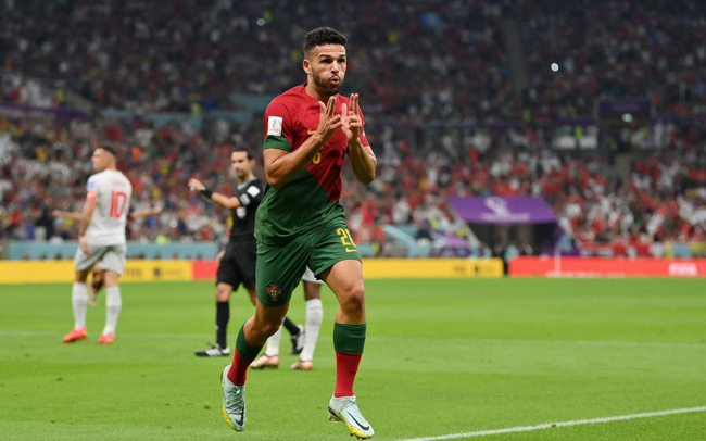 Vòng 1/8 World Cup 2022 - Bồ Đào Nha 6-1 Thụy Sĩ: Goncalo Ramos lập hat-trick