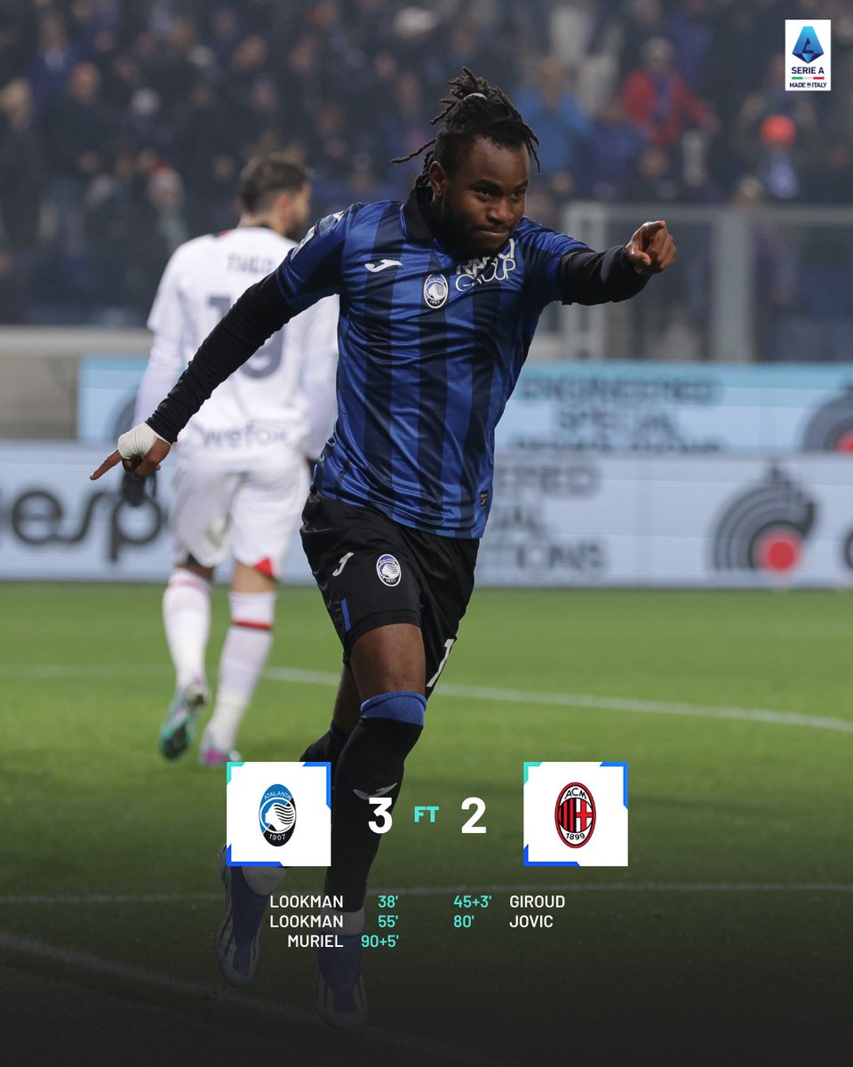 Vòng 15 Serie A: AC Milan thua tiếc nuối, Inter Milan thắng đậm Udinese