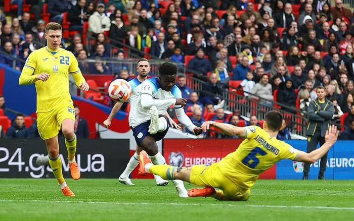 Vòng loại EURO 2024 - ĐT Anh dẫn đầu bảng C sau chiến thắng trước Ukraine