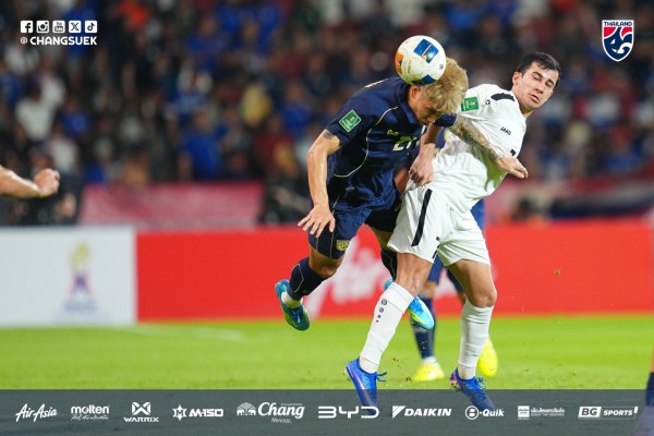 Đội tuyển Thái Lan thắng Turkmenistan phút 89, lách khe cửa hẹp giành vé Asian Cup 2027, Philippines bị loại