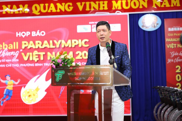 100 VĐV tham dự giải Pickleball Paralympic Việt Nam 2026 – 'Gắn kết yêu thương'