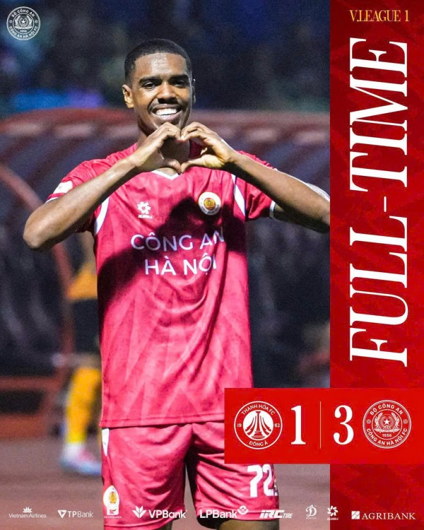 Bảng xếp hạng V-League mới nhất: CLB CAHN lừng lững ngôi đầu, HAGL đẩy Nam Định vào thế nguy nan