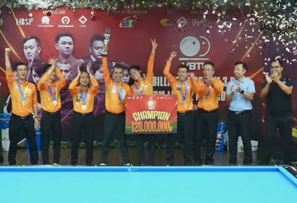 Billiards: Trần Quyết Chiến cùng đồng đội lội nước ngược khó tin, vô địch VBTL 2025 Billiards: Trần Quyết Chiến cùng đồng đội lội nước ngược khó tin, vô địch VBTL 2025