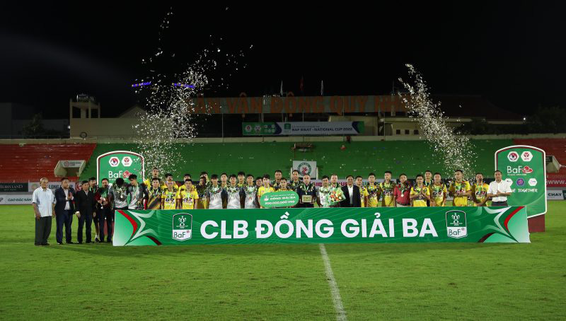 CLB Hà Nội và Topebland Bình Định vào chung kết Cúp Quốc gia Baf Meat 2022