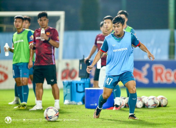 Các cầu thủ U23 Việt Nam nỗ lực tập luyện trước ngày chốt danh sách dự Vòng loại U23 châu Á