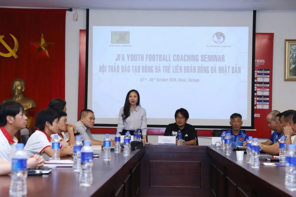 Chuyên gia Nhật Bản: 'Bóng đá Việt Nam rất có tiềm năng phát triển' Chuyên gia Nhật Bản: 'Bóng đá Việt Nam rất có tiềm năng phát triển'