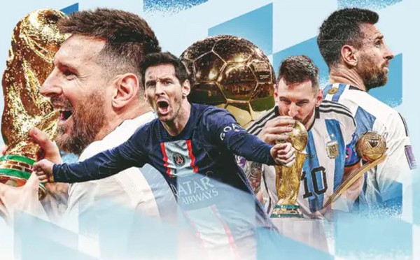 Công bố danh sách rút gọn danh hiệu Quả bóng Vàng 2023: Có Messi, vắng Ronaldo