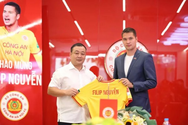 Filip Nguyễn ra mắt CLB Công an Hà Nội